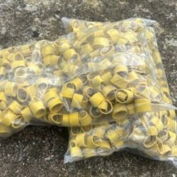 lobster bands 25 X 13MM YELLOW